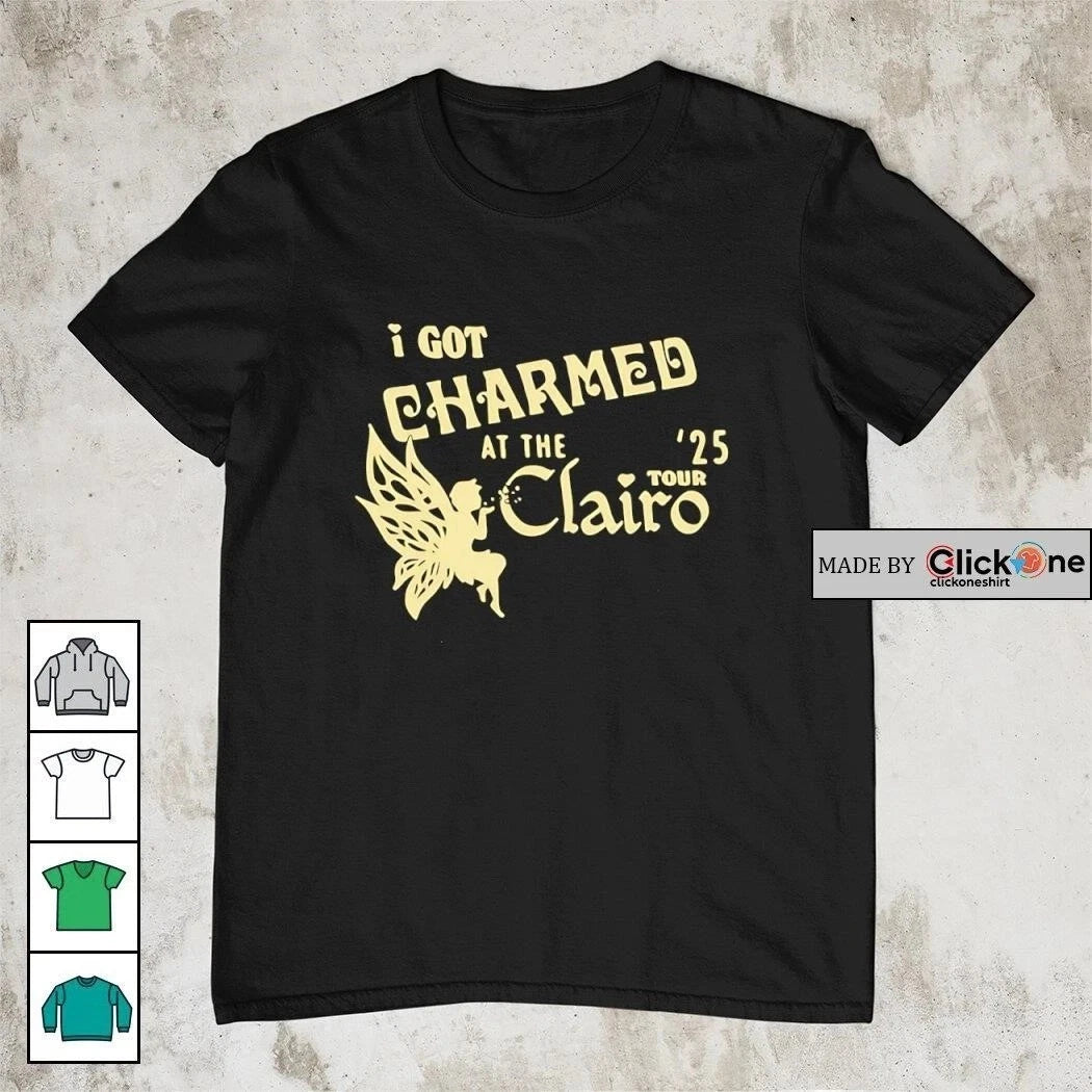 I got Charmed at the Clairo tour 2025 shirt
