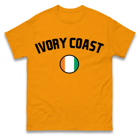 Personalised Ivory Coast football T-Shirt, Custom Name and Number Football Top