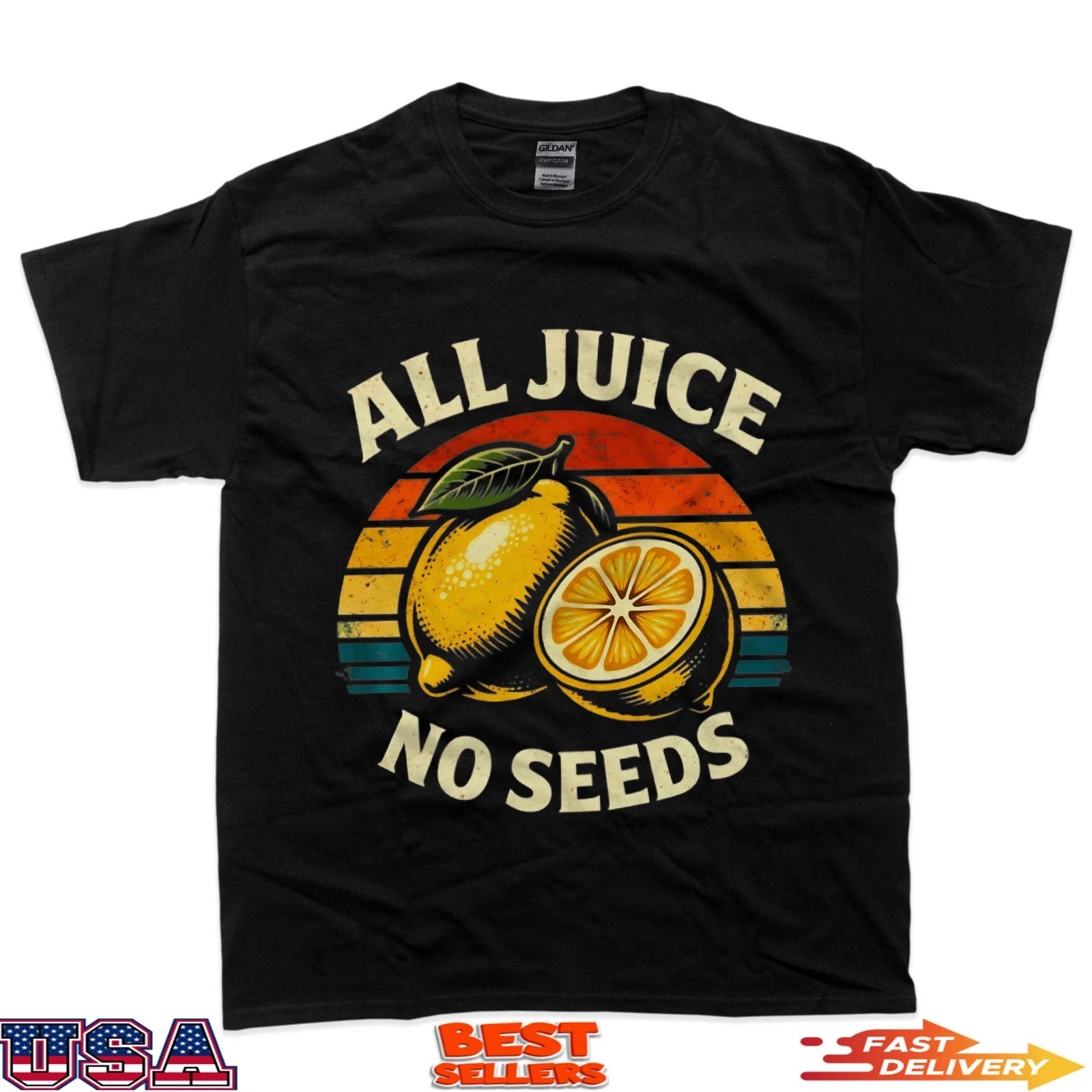 All Juice No Seed Funny Vasectomy Survivor Saying T-Shirt