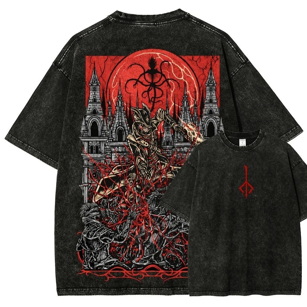 Washed T-Shirt Oversized Unisex High Quality Vintage Tee "