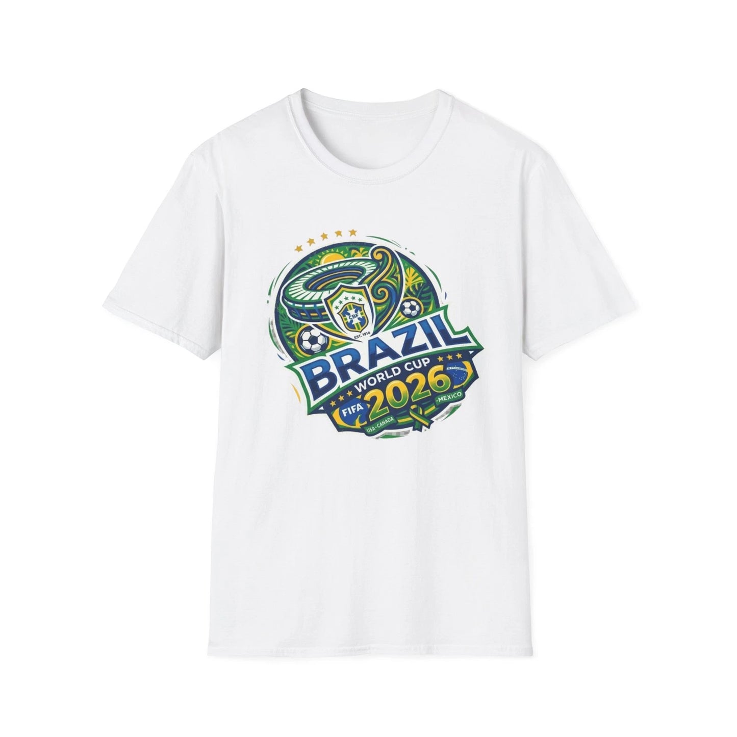 Brazil World Cup 2026 soccer crest T-Shirt | Brazil graphic tee