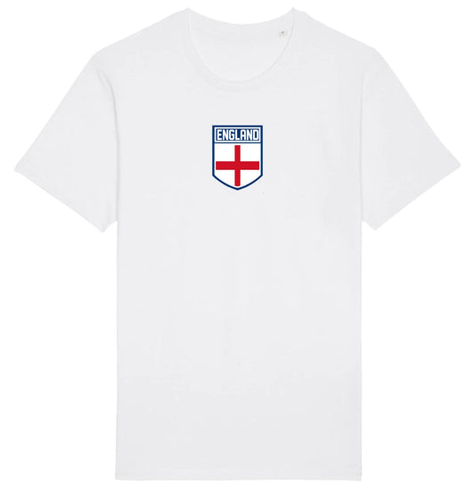 England Flag Badge T-Shirt , Adults Kids Baby Family, Football World Cup 2026