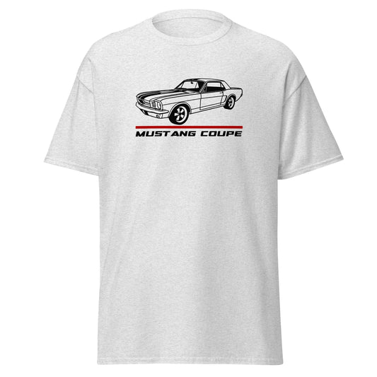 Premium T-Shirt For Ford Mustang Coupe 1965 Car Fans Birthday Gift Tee Shirt