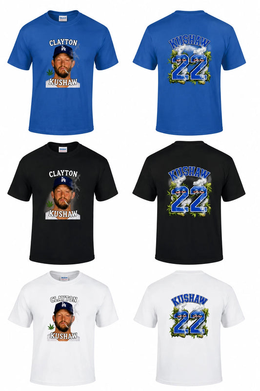 Clayton Kershaw "Clayton Kushaw" Funny Los Angeles Dodgers Shirt