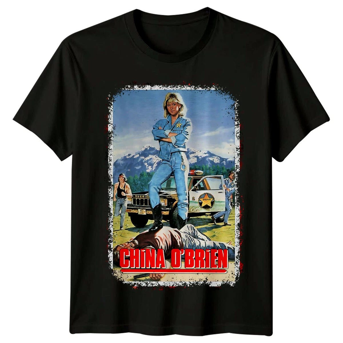 China O'Brien (1990) Movie Poster Inspired T-Shirt Retro 90s Tee Unisex