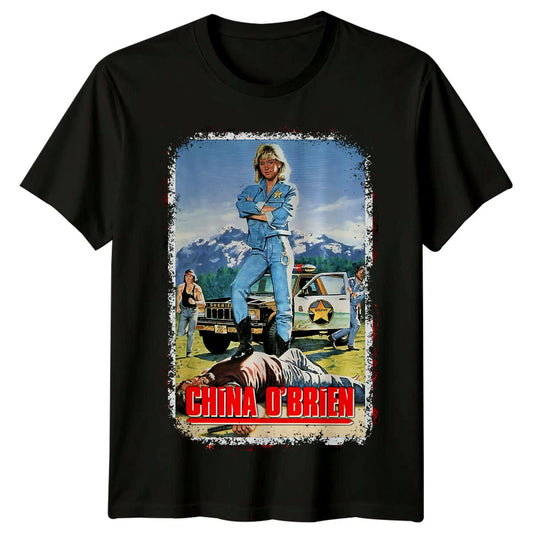 China O'Brien (1990) Movie Poster Inspired T-Shirt Retro 90s Tee Unisex