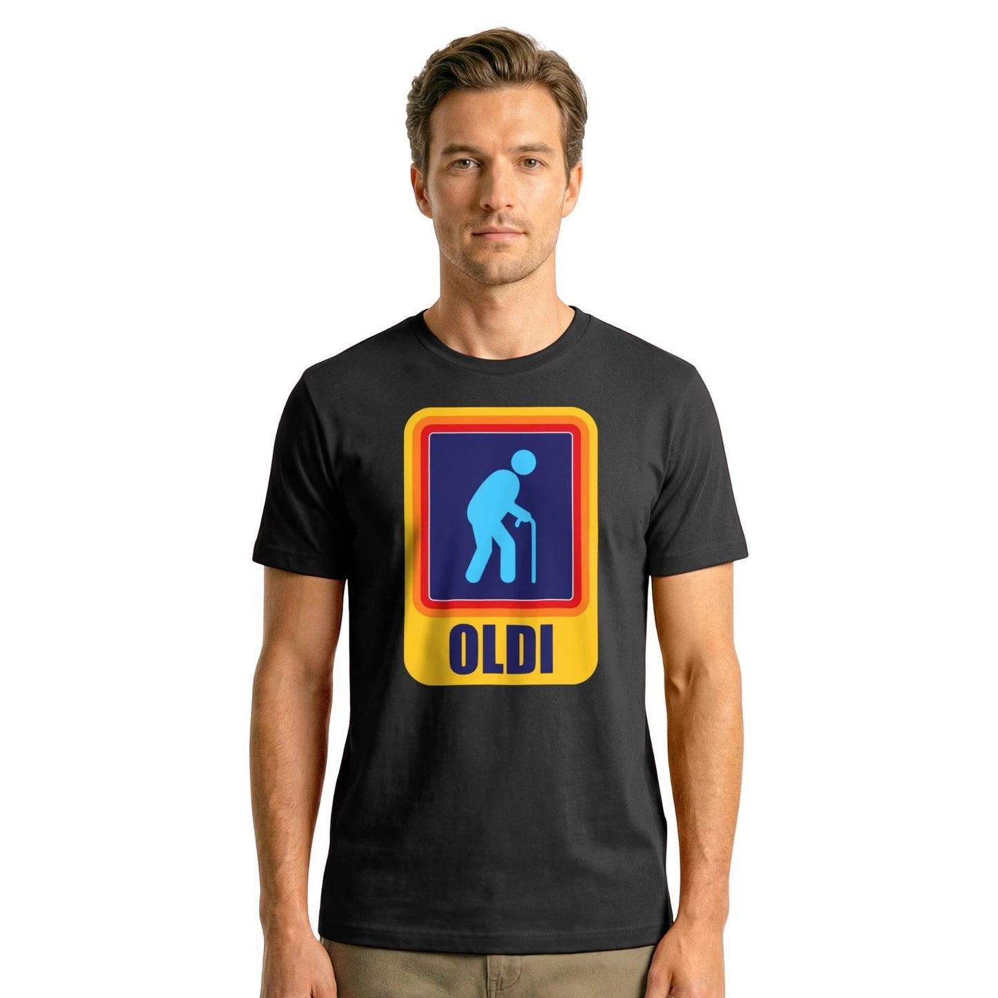 Funny OLDI T-Shirt | Humorous Old Man Graphic Tee | Gift For Dad & Fathers Day