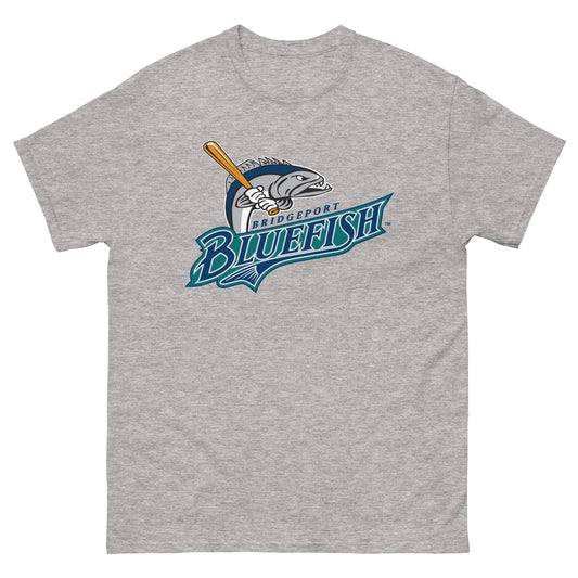 Bridgeport Bluefish Baseball Graphic T Shirt Unisex classic tee