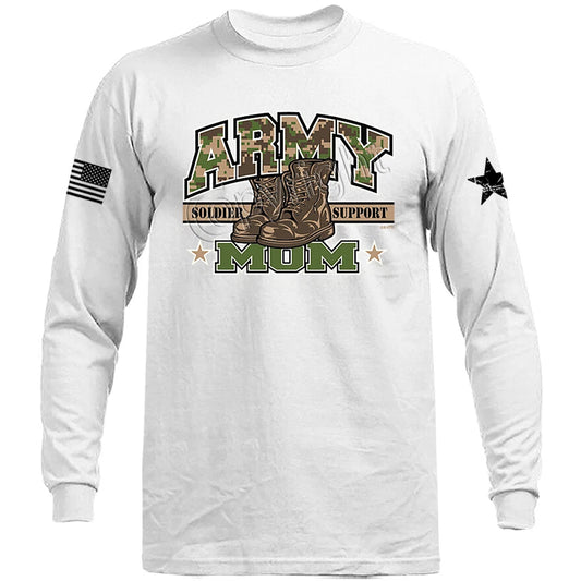 Army Mom Graphic Long Sleeve