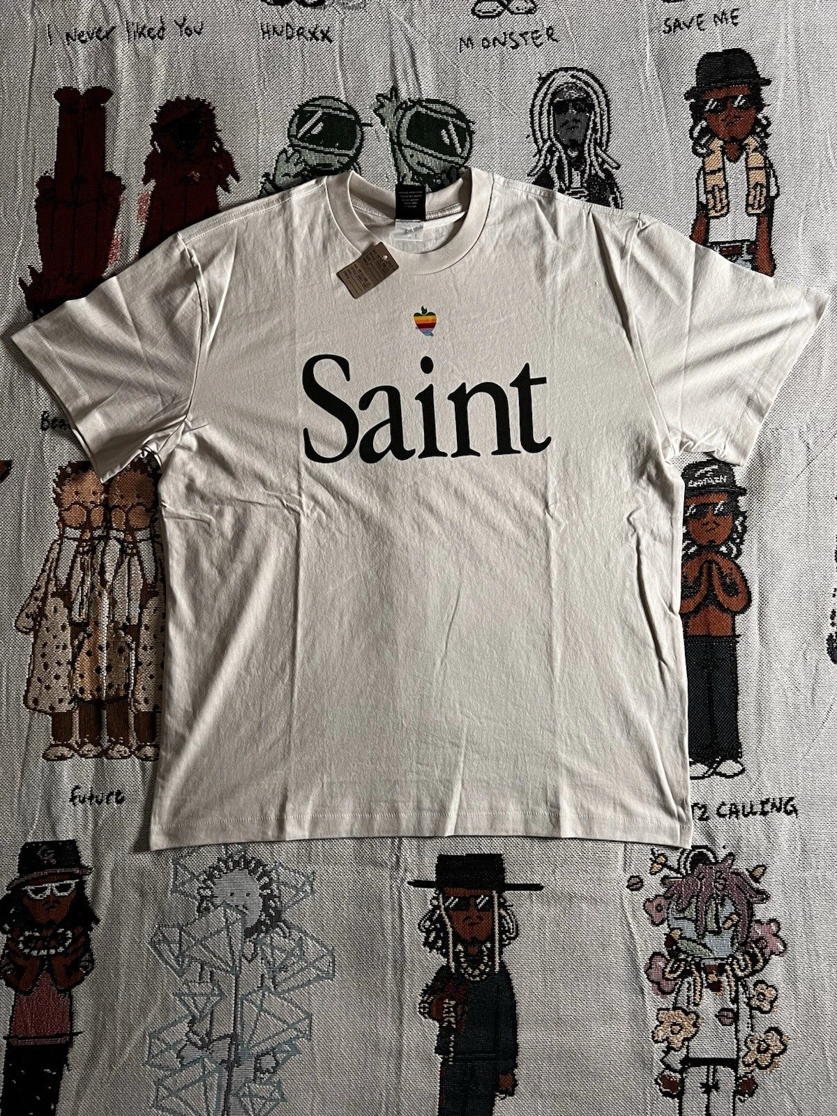 SAINT Mxxxxxx (RARE) Heart Apple Shirt Premium Quality