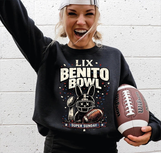 NEW! Benito Bowl 2026 Gift, Sweatshirt Hoodie For Football Fan All Size
