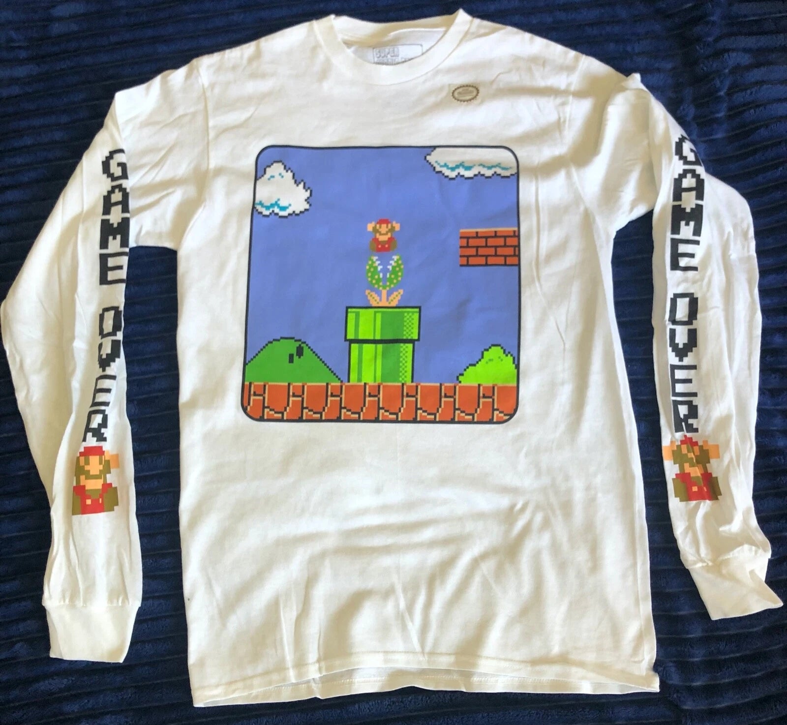 Super Mario Nintendo Long Sleeve graphic T-Shirt
