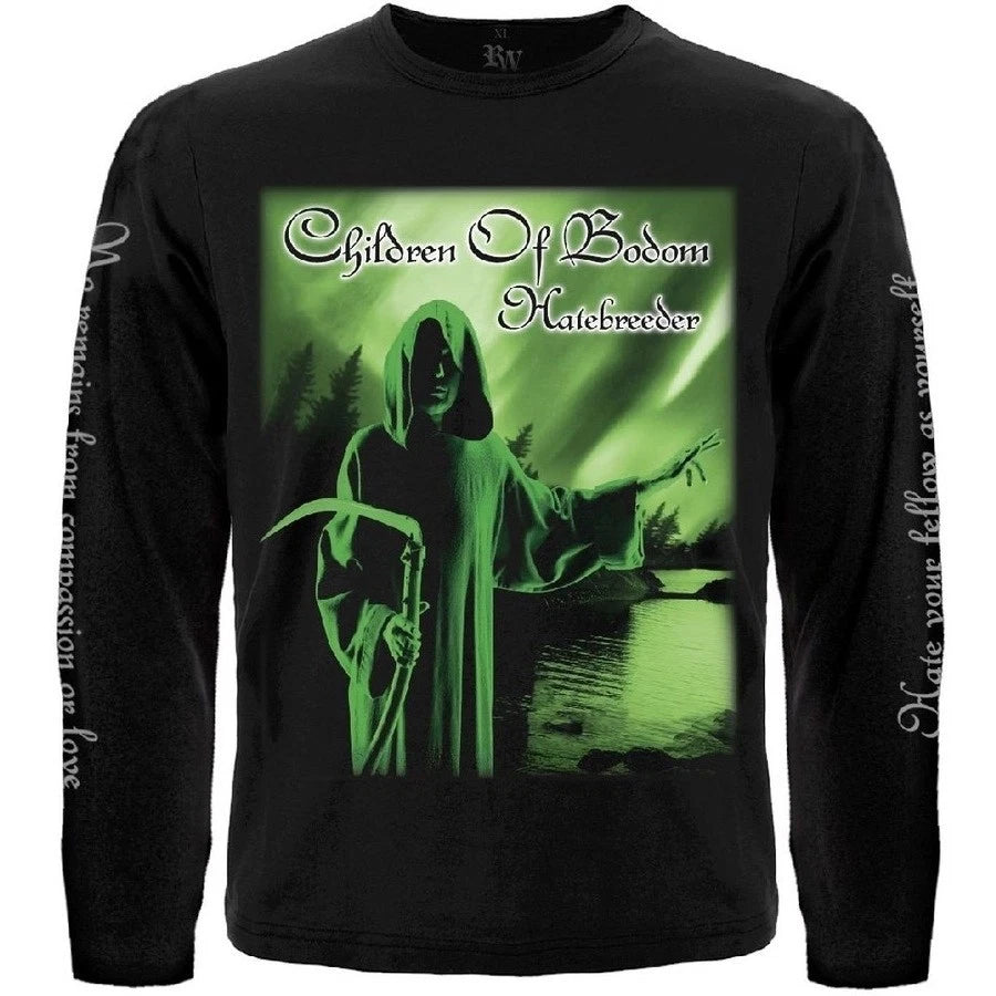 Children of Bodom "Hatebreeder" Black T-Shirt  Long sleeve  dissection
