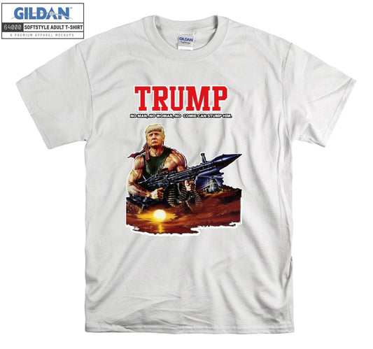 Rambo Pun Trump T-shirt Print Vintage Cool T shirt Men Women Unisex Tshirt 3615