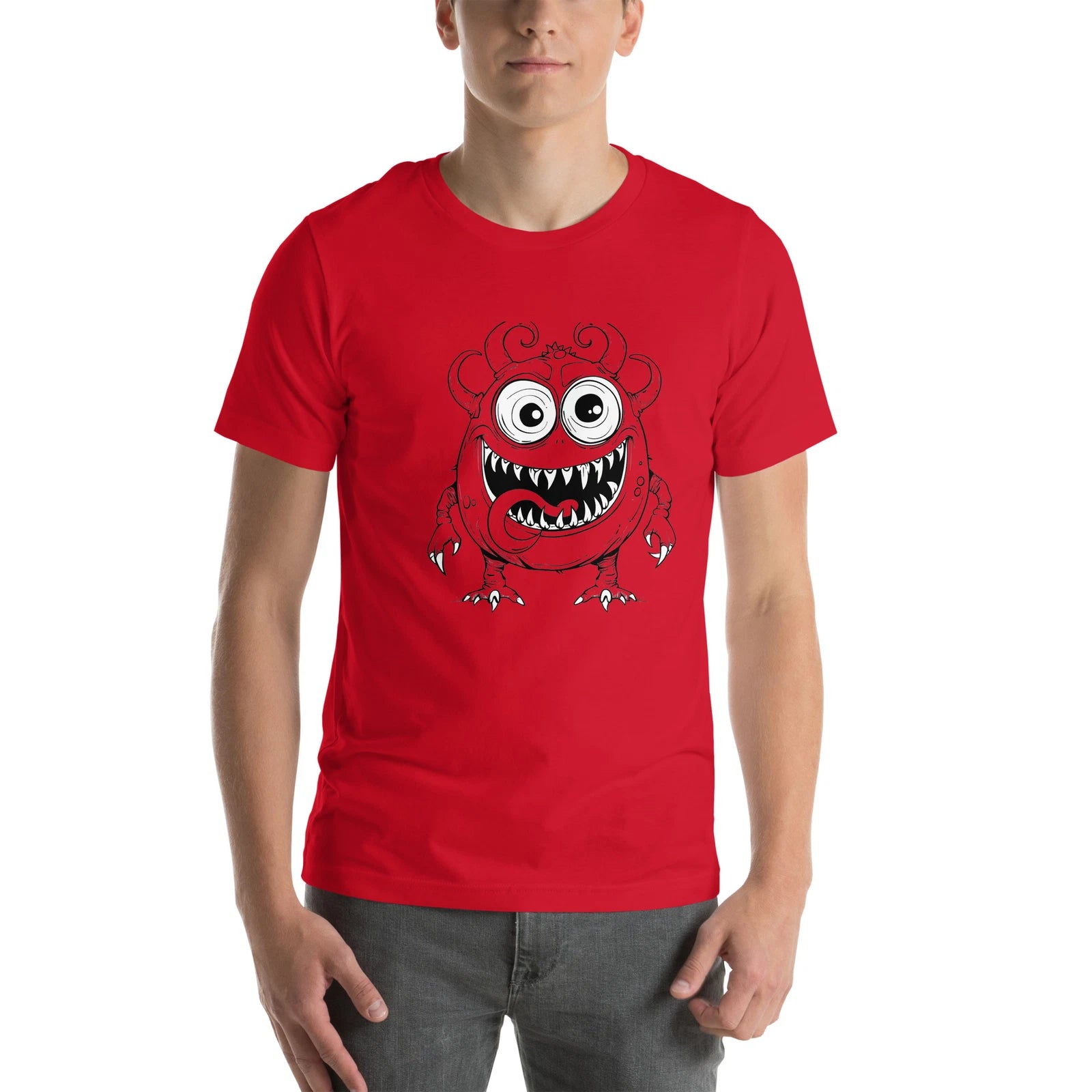 Funny Cute Monster Unisex t-shirt Stylish Good Mood