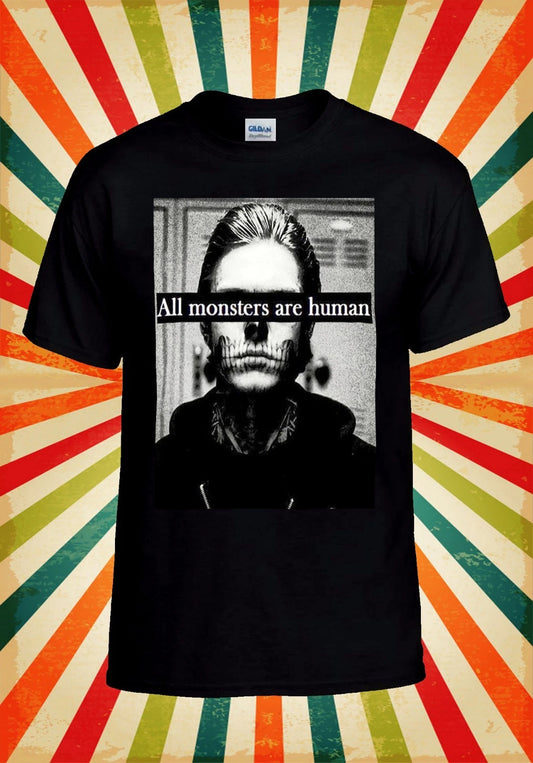All Monsters Are Human Funny Hipster Men Women Vest Tank Top Unisex T Shirt 1321