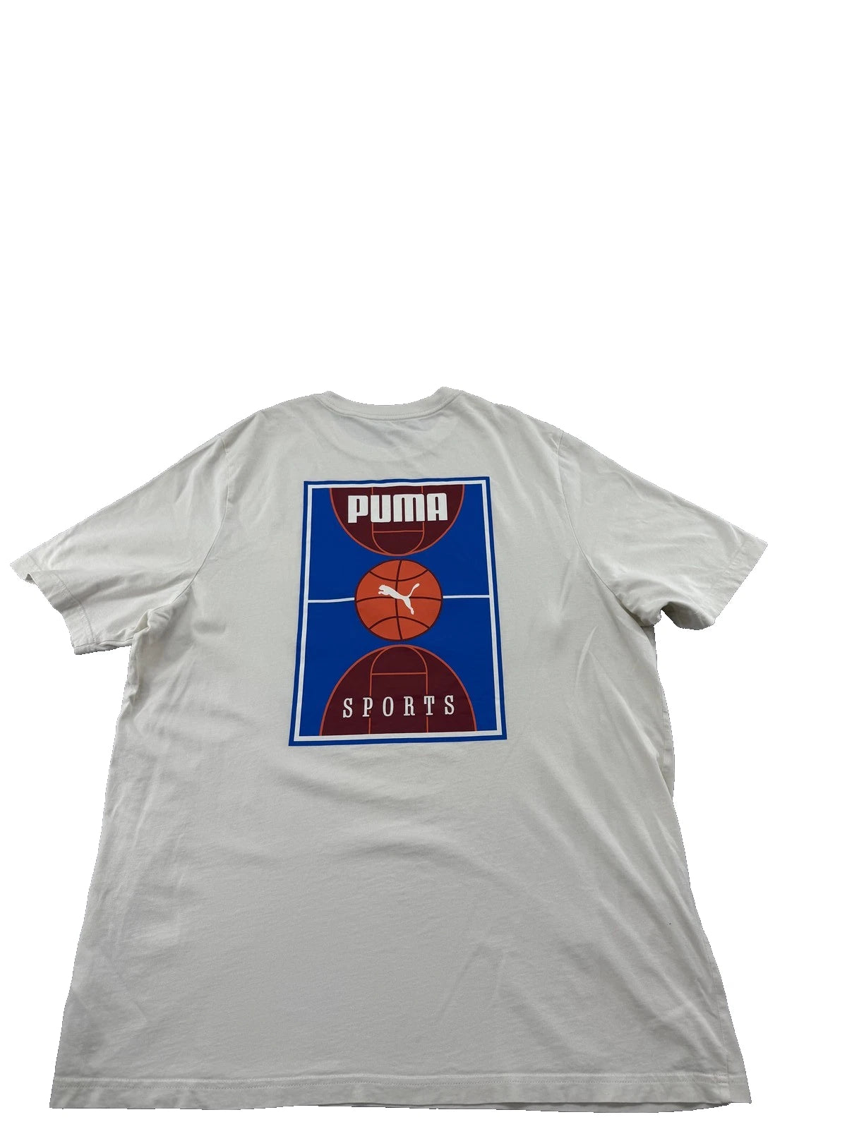 Puma Hooptopia Oversized Basketball Tee XL PUMA White Mens