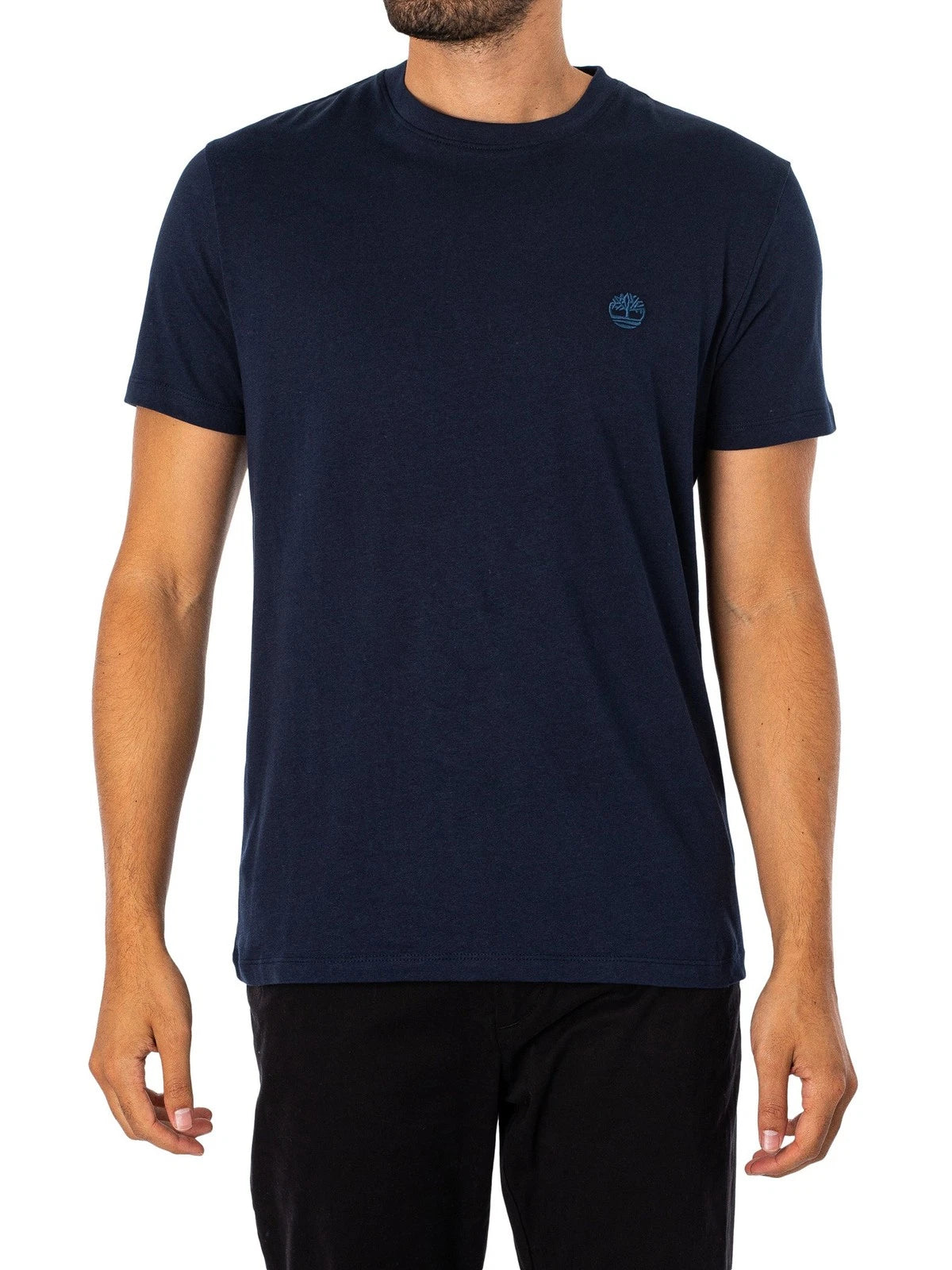 Timberland Men's Slim Fit Embroidered Logo T-Shirt, Blue