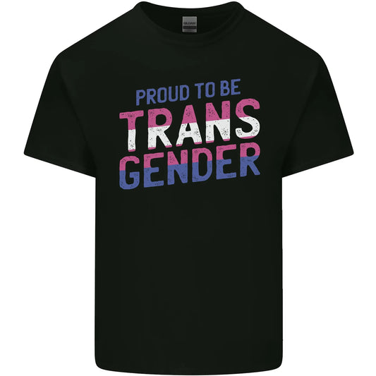 Proud to Be Transgender LGBT Mens Cotton T-Shirt Tee Top