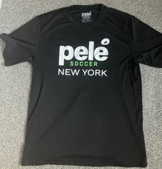Pele New York Soccer Black T shirt medium