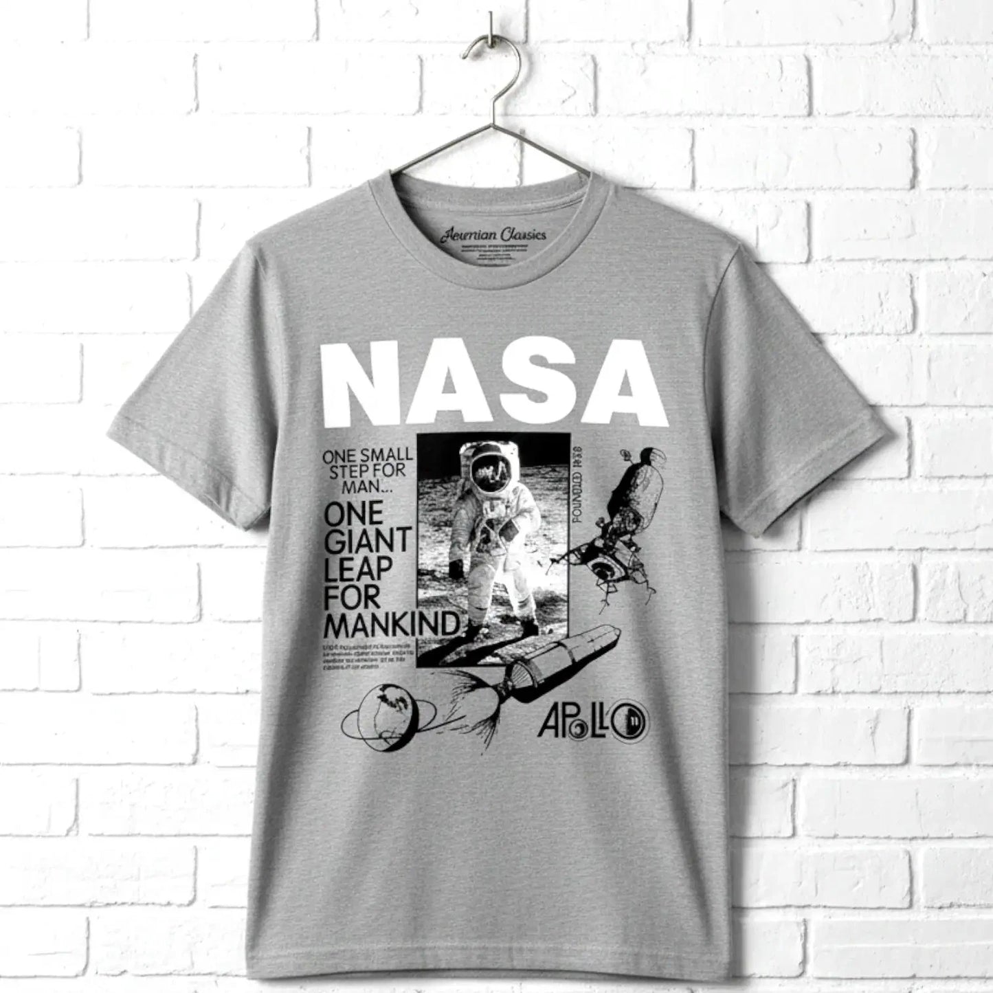 NASA Apollo 11 Moon Landing Men's T Shirt