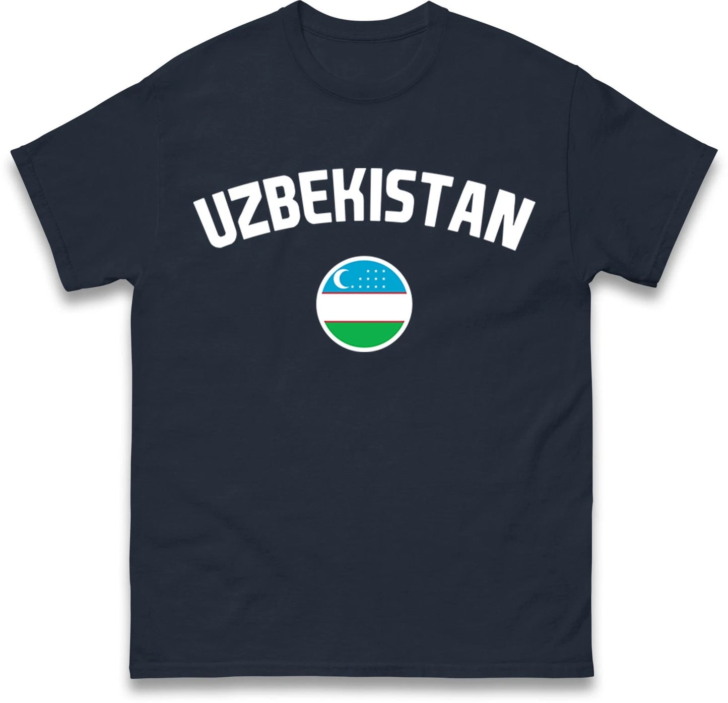 Uzbekistan football T Shirt,Personalised football Tee,Custom Name and Number Top