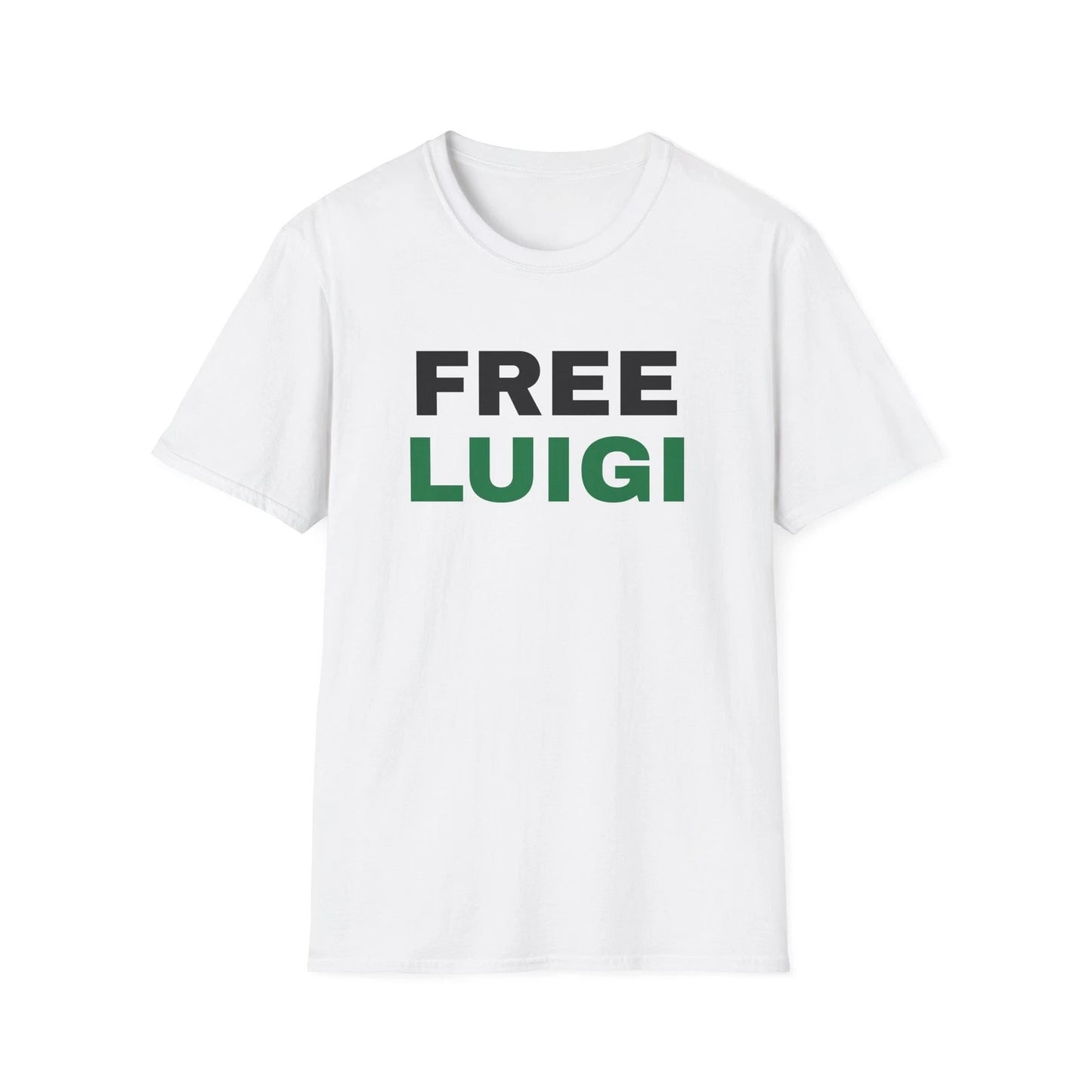 Unisex Free Luigi Mangione Softstyle T-Shirt Top  XS-5XL