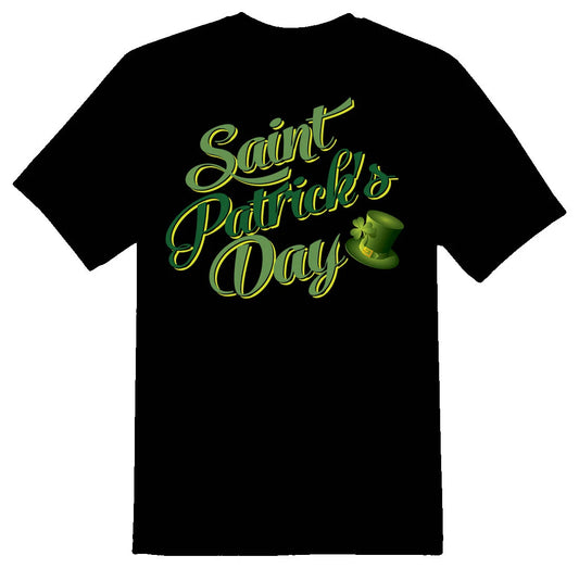 Saint Patricks Day Black or white tee shirt