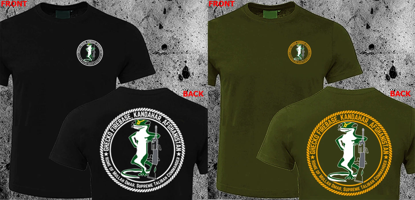 FOB Gecko JSOC CIA Anti Terrorism Task Force Team T-SHIRT HQ