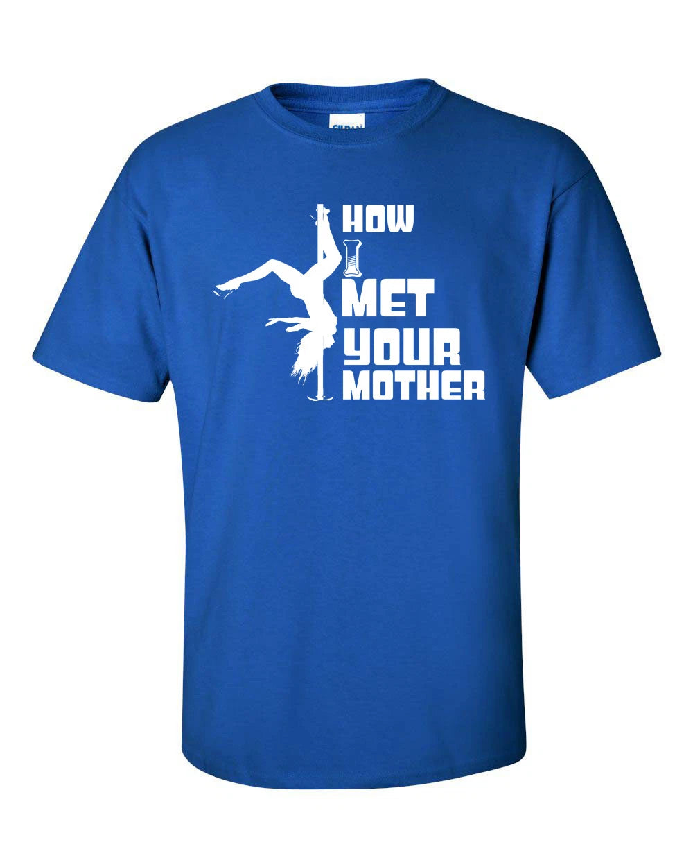 How I Met Your Mother SKINNY Pole Dancer College Drinking Men's Tee Shirt 128