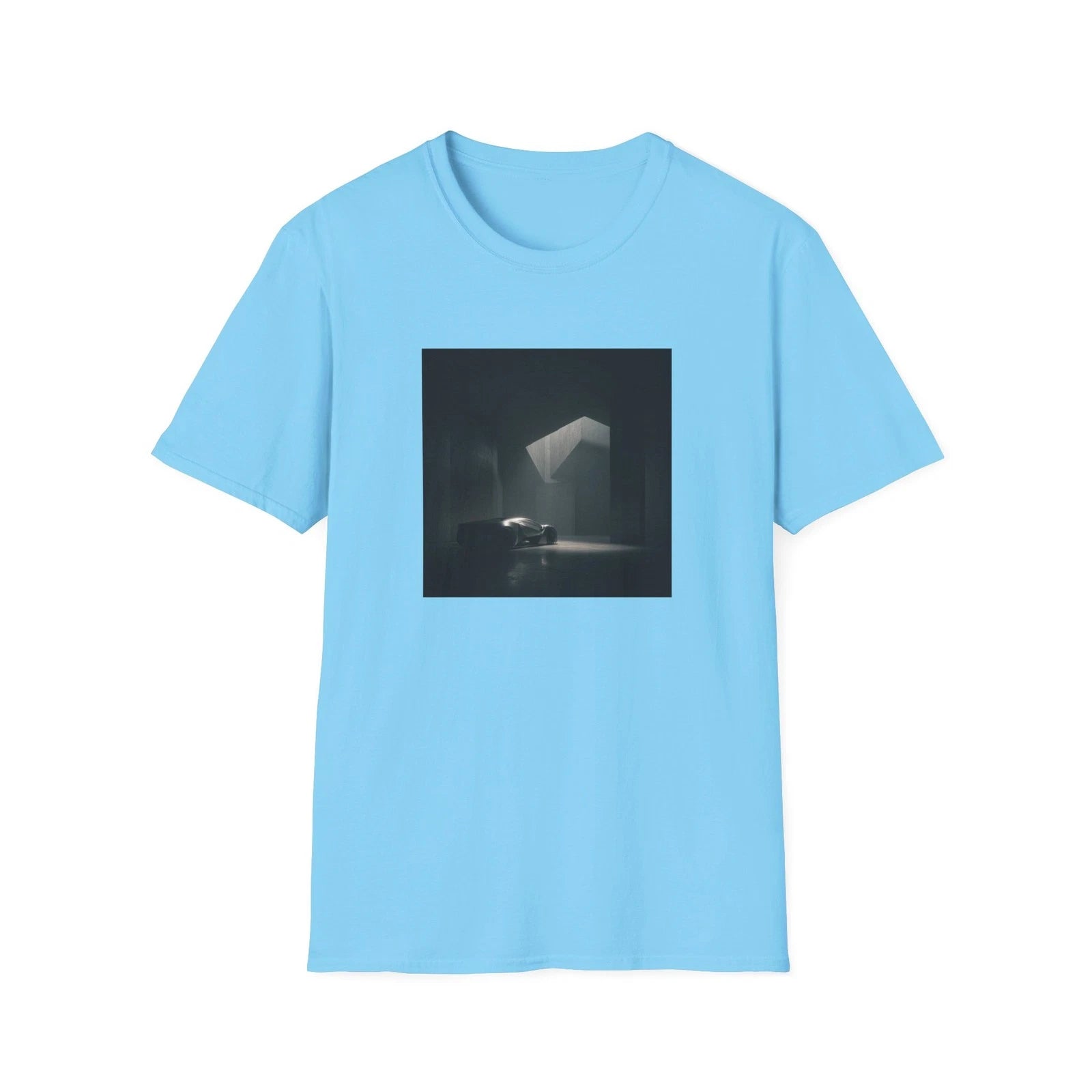 Moody Minimalist Room T Shirt | Window Light Art Graphic Tee | Unisex