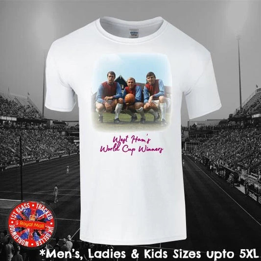 England World Cup Winners Football Cult Heroes Fan T-shirt Memorabilia Gift