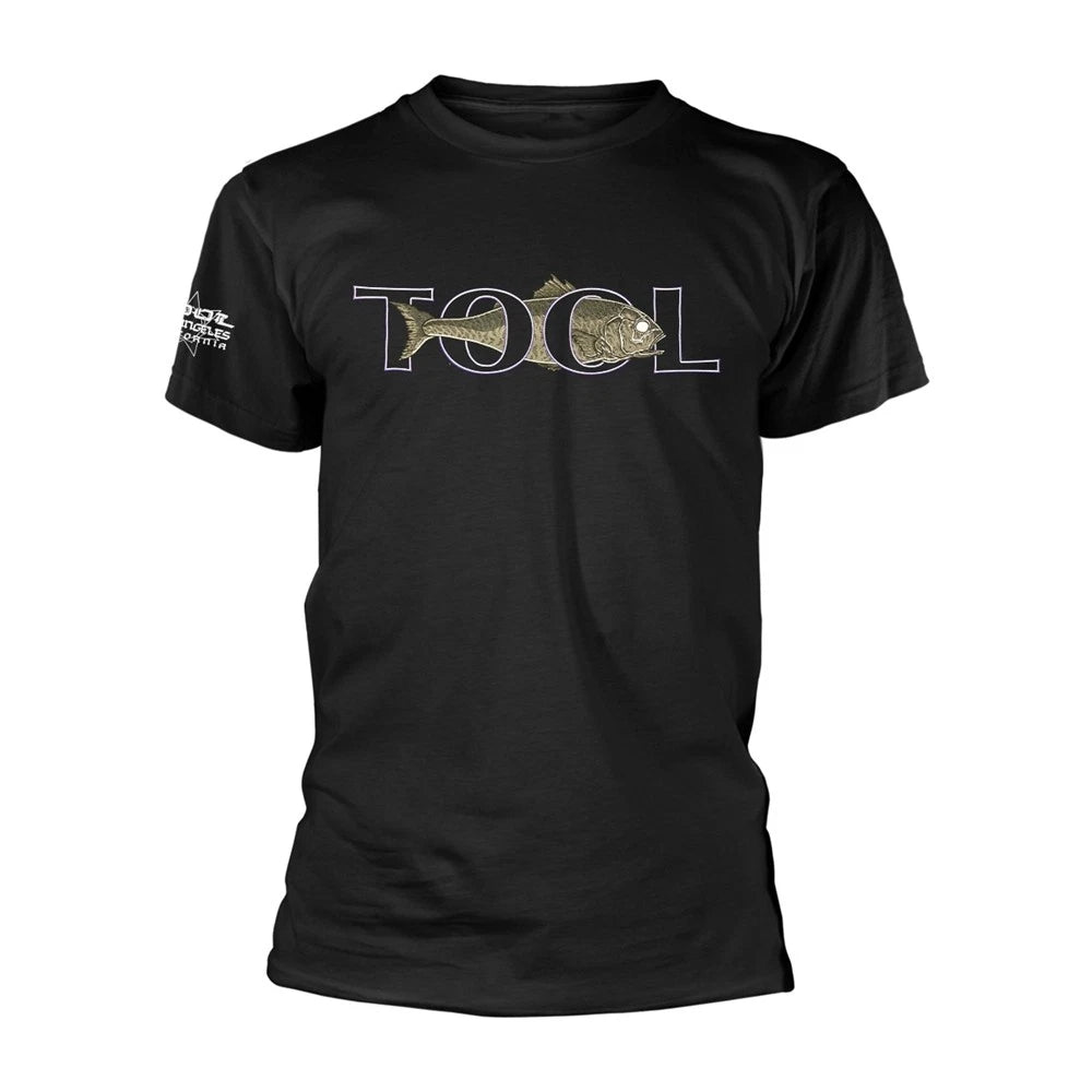 TOOL - FISH BLACK T-Shirt, Front & Back Print Large
