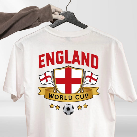England Football T Shirt 2026 Football Fans Adult Kids Tee Gift Top