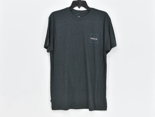 Mens Veece California Collective Graphic T-shirt, Grey, Large