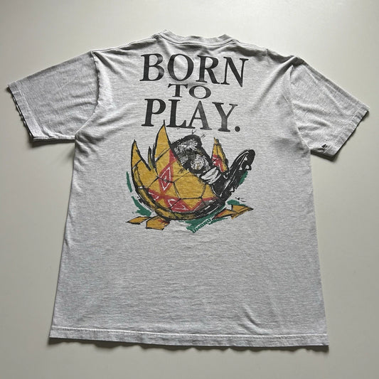 Vintage 90s Umbro T Shirt Mens Size XL Made In USA Born To Play Soccer Promo Art
