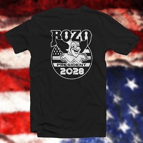 BOZO for President 2028 COTTON T-SHIRT parody satire democracy vote politics