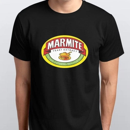 MARMITE NEW T-SHIRT sizes S M L XL XXL colours Black white mens womens