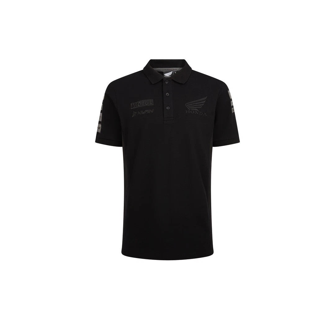 Honda Racing British Superbike Official Team Polo Shirt - Black