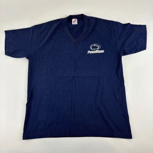 Vintage V Neck Penn State Nittany Lions T Shirt Size Large Runs Small Tee 90s