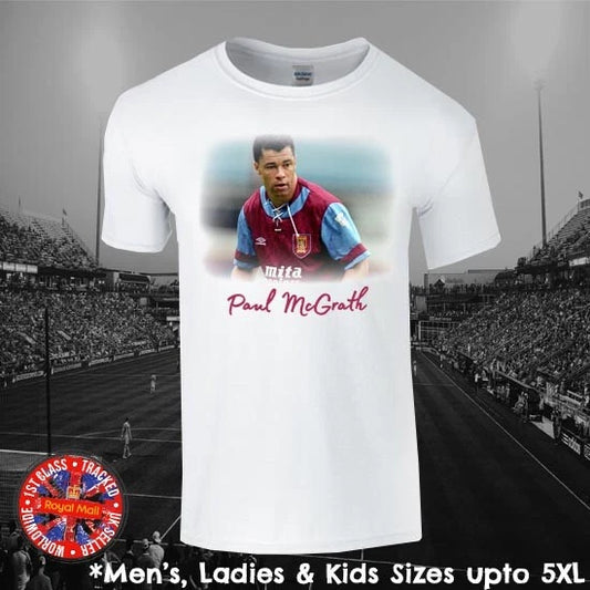 Paul McGrath Football Cult Heroes Fan T-shirt Memorabilia Gift