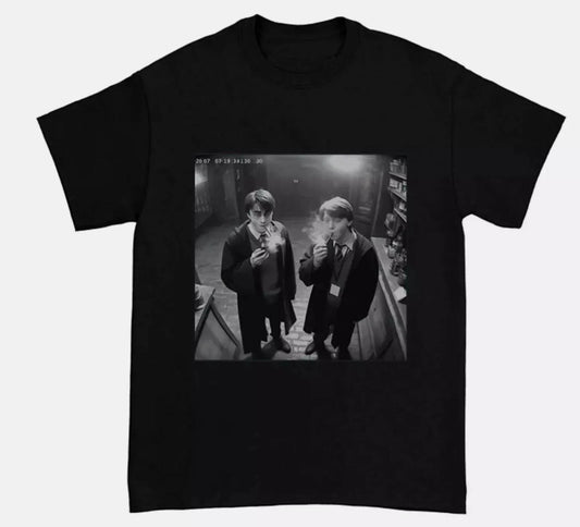 Harry and Ron Smoking Shirt, Potterhead Fan gift Shirt Unisex