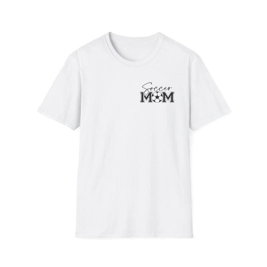 Soccer Mom T-Shirt, Double Sided Message, Gift for Soccer Mom, Team Spirit Shirt