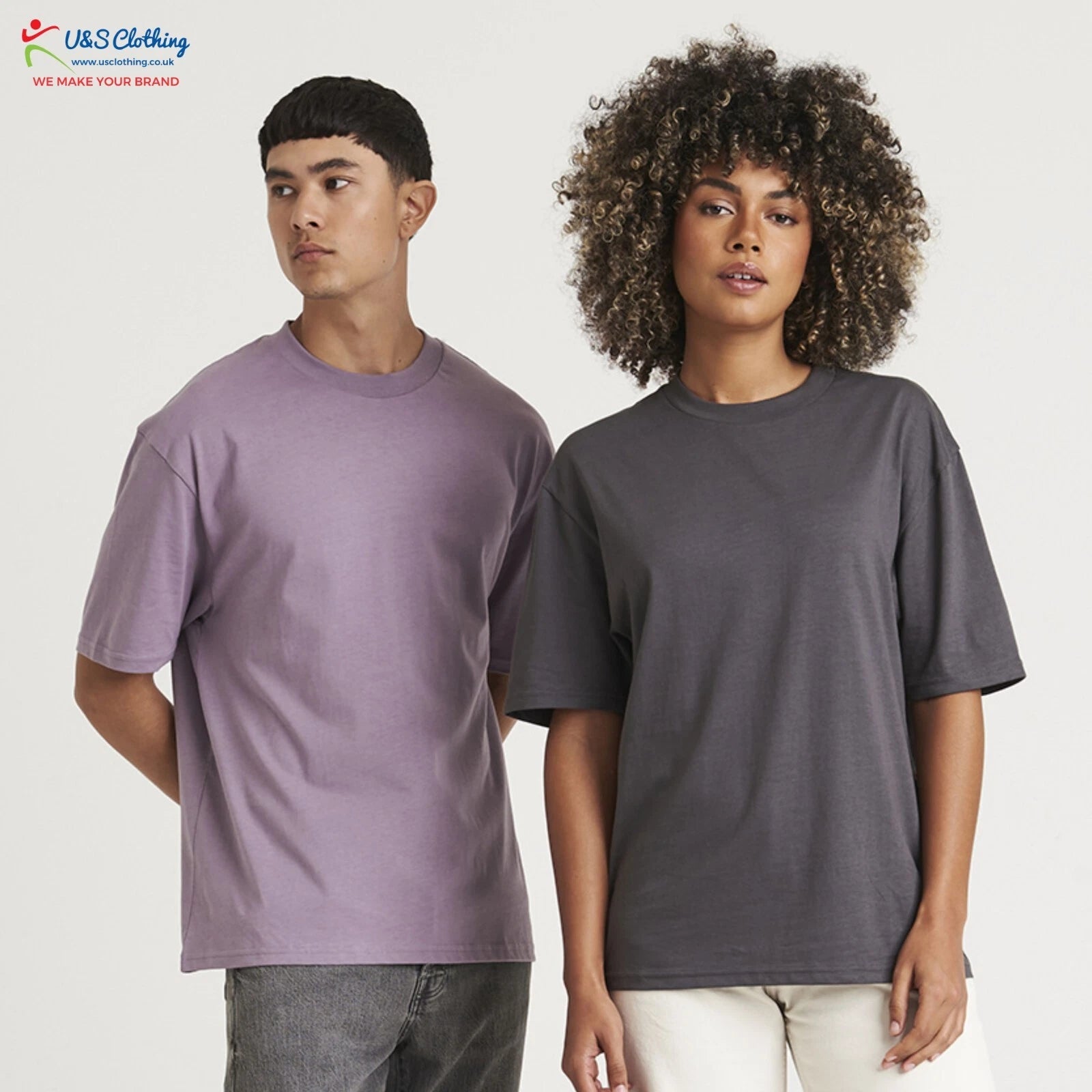 Mens Oversized T-Shirt Short Sleeve 100% Ringspun Cotton Unisex Summer Tee Top
