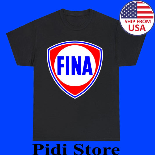 Fina Oil Men's Black Size S to 3XL