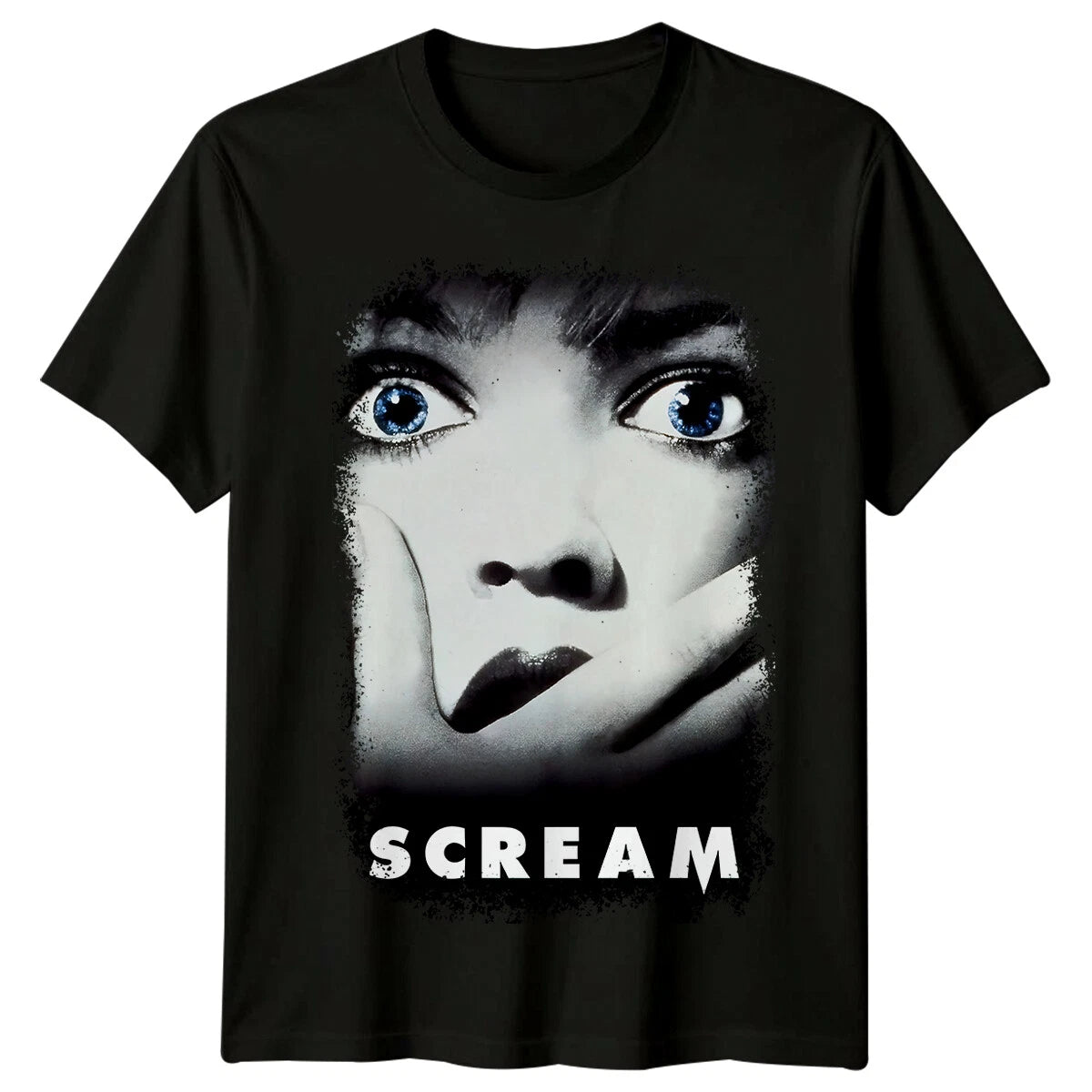 Scream (1996) Movie Poster Inspired T-Shirt Retro Horror Scary 90s Tee Unisex