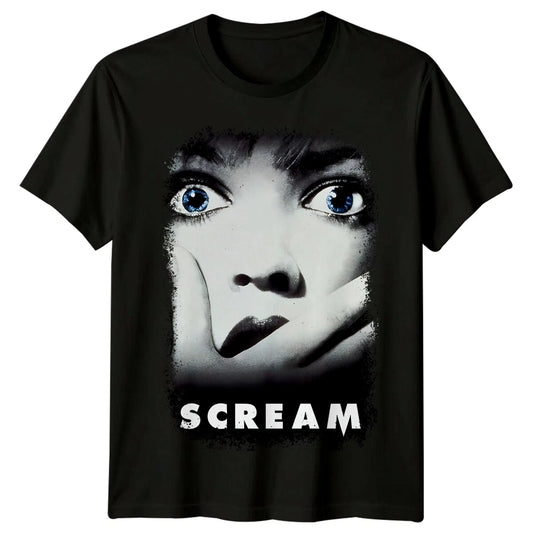 Scream (1996) Movie Poster Inspired T-Shirt Retro Horror Scary 90s Tee Unisex