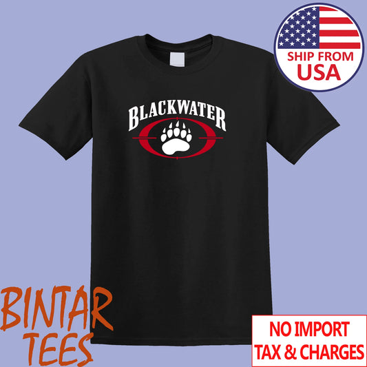Blackwater Men's Black Size S to 5XL