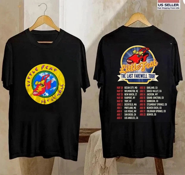 Inspired Little Feat Band 2 Sides The Last Farewell Tour S to 5XL Shirt