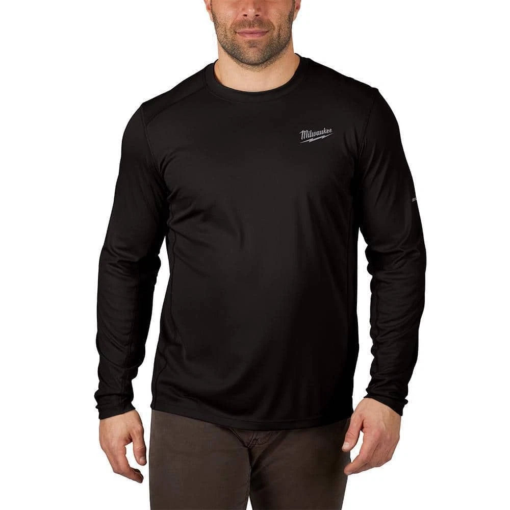 Milwaukee Men's WORKSKIN X-Large Black Lightweight Performance T-Shirt